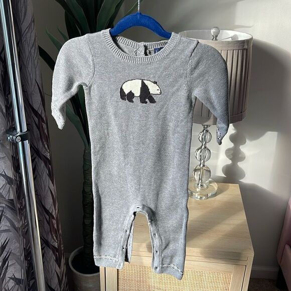 Janie Jack Sweater Long Sleeve One Piece Outfit Size 6-12 months - Picture 1 of 7
